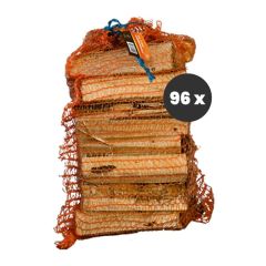 Palette Giant Flames Anz&uuml;ndholz 96 Netzs&auml;cke x 12.5L (1200L)