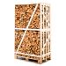 Palette kammergetrocknetes gespalten Erle Brennholz 25cm